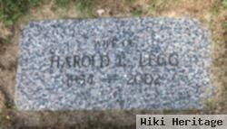 Harold L Legg