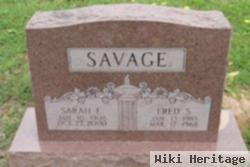 Sarah E Savage