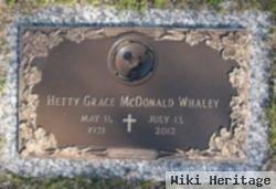 Hetty Grace Mcdonald Whaley