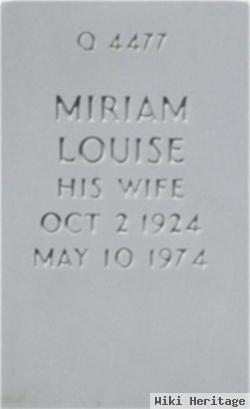 Miriam Louise Brooks Marshall