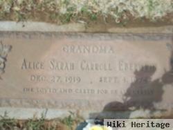 Alice Sarah Carroll Eberwein