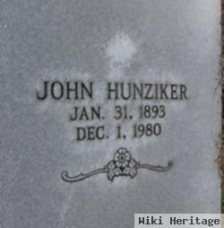 John Hunziker