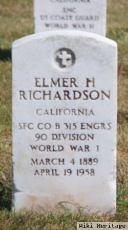 Elmer H Richardson