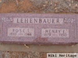 Henry E. Lehenbauer