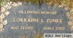 Lorraine Lillian Maughan Zunke