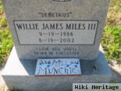 Willie James Miles, Iii