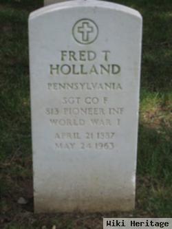 Frederick T Holland