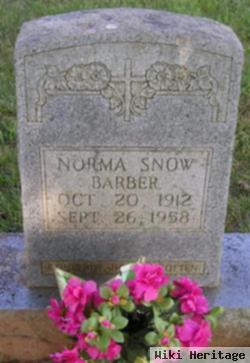 Norma Snow Barber