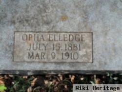 Opha Artence Elledge Frazier