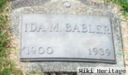 Ida M Hirsbrunner Babler