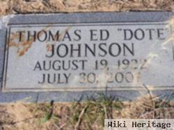 Thomas Ed "dote" Johnson