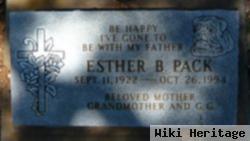 Esther Belle "sitter" Mosley Pack