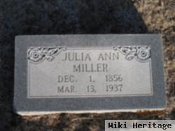 Julia Ann Cox Miller