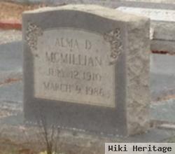 Alma D Mcmillian