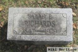 Sarah Elizabeth Pharis Richards