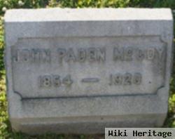 John Paden Mccoy