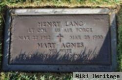 Mary Agnes Lang