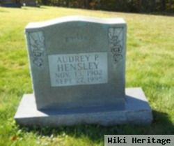 Audrey P. Hensley