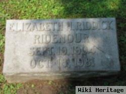 Mary Elizabeth H. Riddick Ridenour