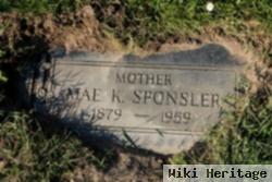 Mae K Sponsler