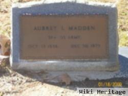 Aubrey L Madden