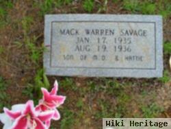 Mack Warren Savage