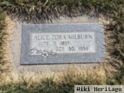 Alice "zora" Freestone Milburn