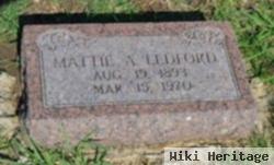 Mattie A. Ledford