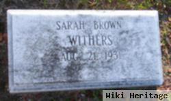 Sarah Brown Withers