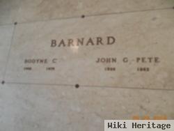 John Geoffrey "pete" Barnard
