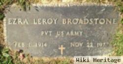 Pvt Ezra Leroy Broadstone