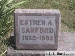 Esther A Sanford