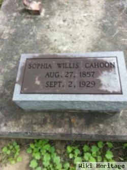 Sophia Willis Cahoon