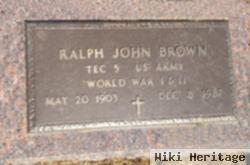 Ralph John "john" Brown