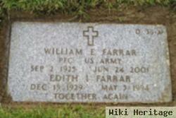 Pfc William E Farrar