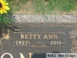 Betty Ann Dawson Morton