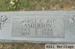 Myrtle G. "pat" Anderson