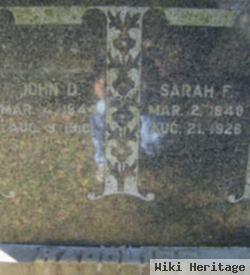 Sarah F Ellis Radcliff