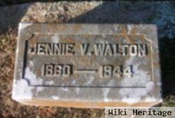 Jennie V Walton