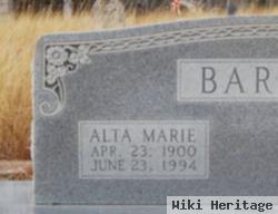 Alta Marie Watson Barton