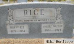 Harry Lee Rice