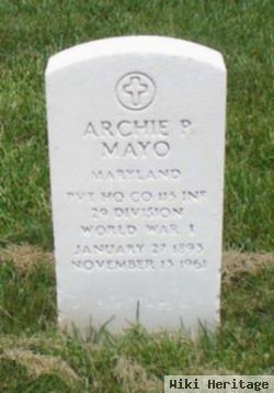 Archie P Mayo