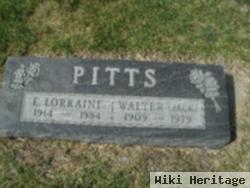 Walter A. "jack" Pitts