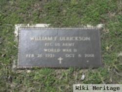 William Frank Ulrickson