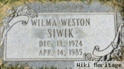 Wilma Houskeeper Weston Siwik