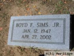 Boyd F Sims, Jr