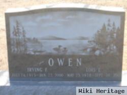 Irving F Owen