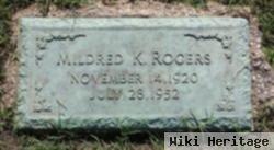 Mildred K Rogers