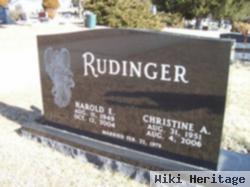 Christine Ann Benjamin Rudinger