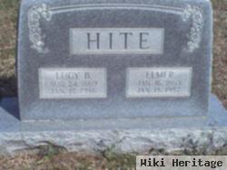 Lucy B Hite